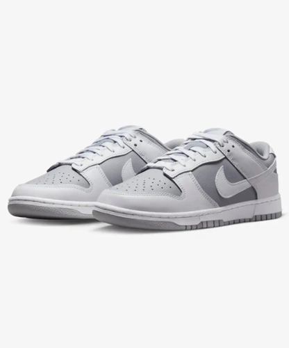 grey low nike dunks